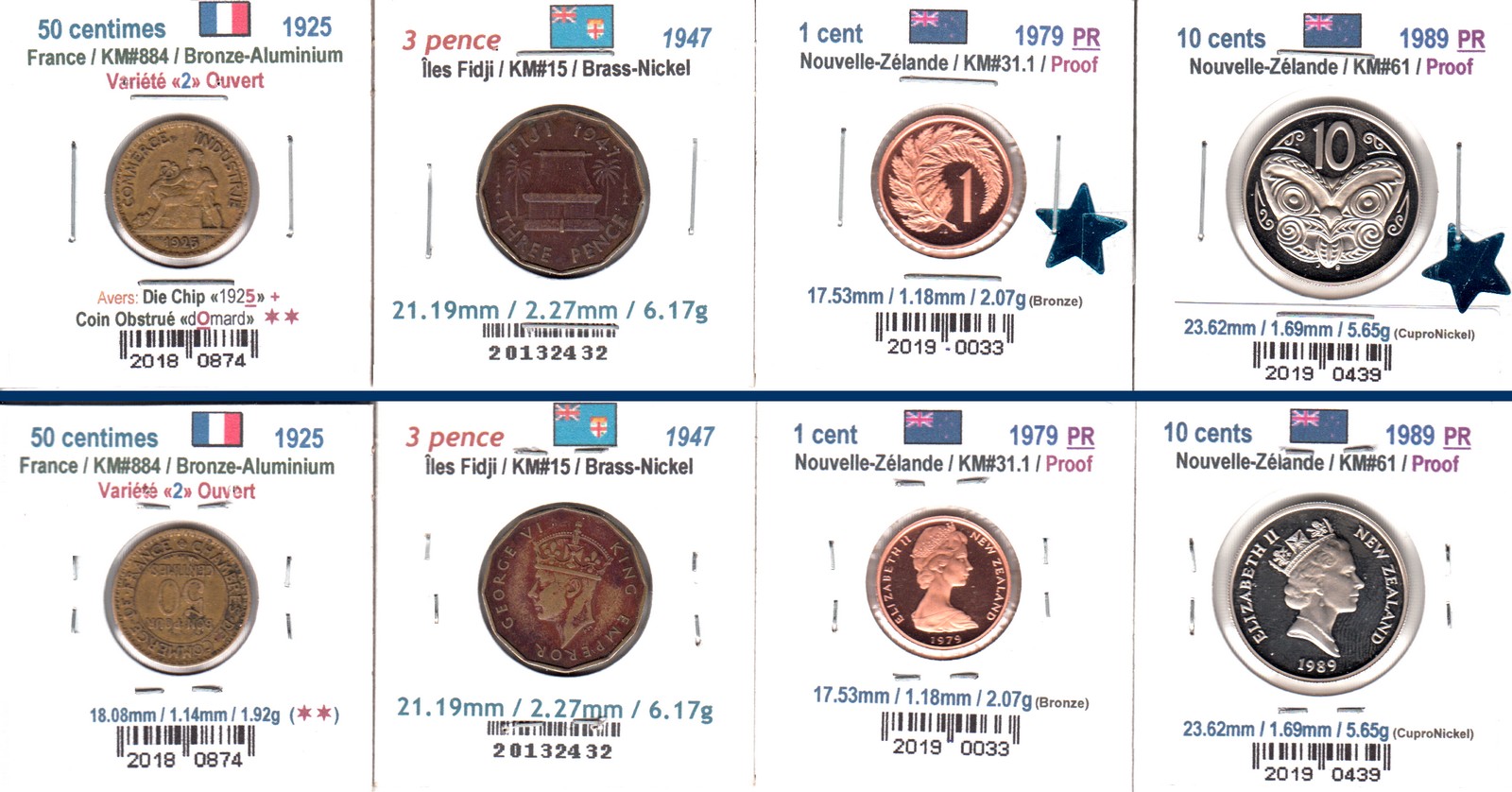 À Vendre - Lot 4 Pièces du Monde - Lot No 6 (2019-10).jpg