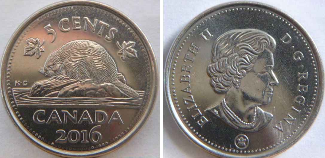 5 Cents 2016-Perle extra au collier de effige-01.JPG