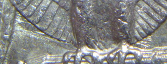 25 Cents 1995p USA- dommage du coin ou défaut flan-sous aigle-2.JPG