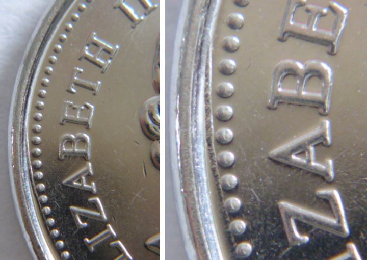 5 Cents 2016-Dommage du coin au dessus de izabe-2.JPG