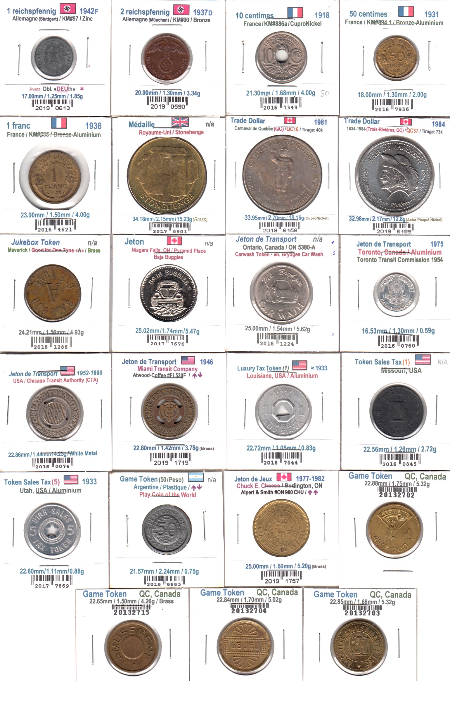 À Vendre - Lot 23 pièces diverses - Face (2020-02-16).jpg