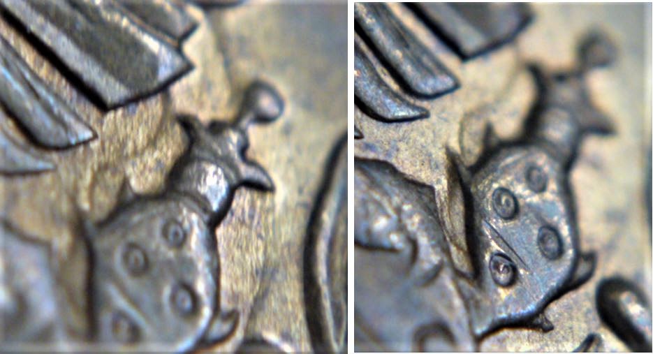 5 Centavos  1969- Entrechoqué+ domage de coin-3.JPG