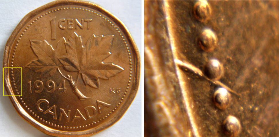 1 Cent 1994-Dommage du coin devant la date-1.JPG