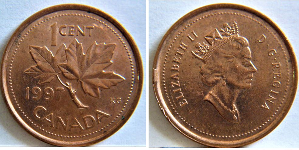 1 Cent 1997-Coin brisé coté avers-1.JPG