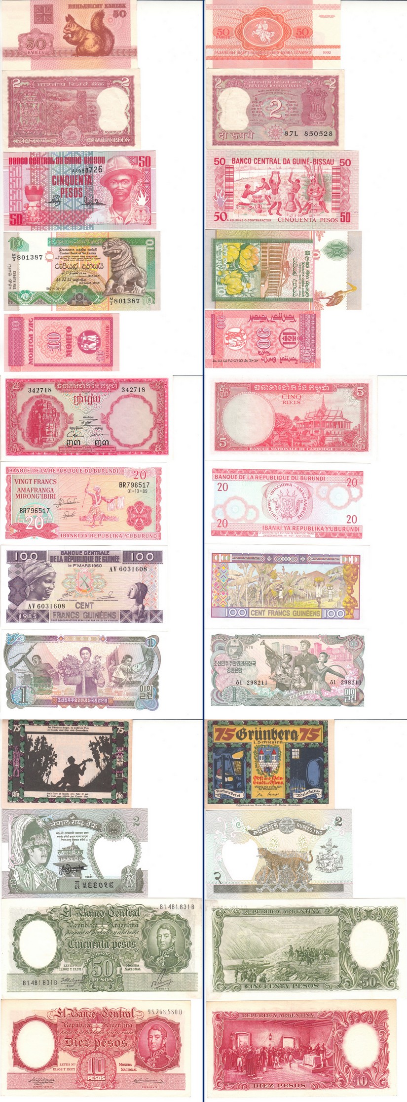 Numi - À Vendre - Lot 20 Billets du Monde (2020-05) - Part 1.jpg