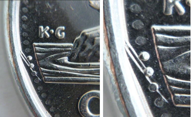 5 Cents 2016-Dommage du coin coté revers-2.JPG