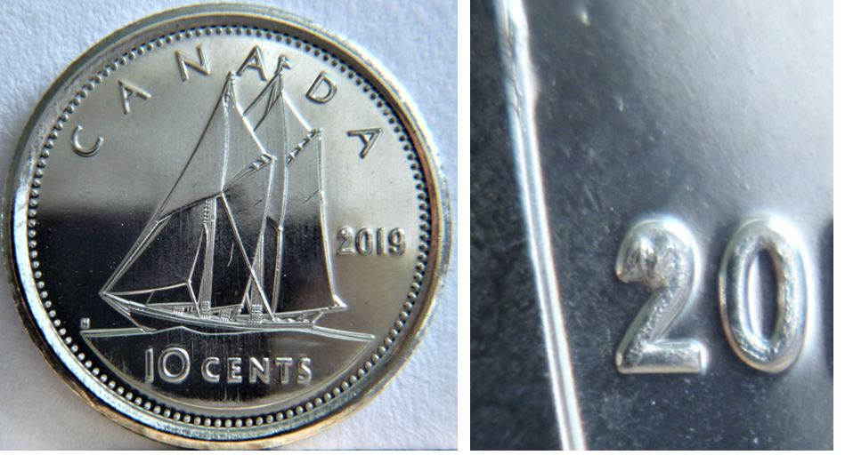 10 Cents 2019-Éclat du coin dans le 2+Coin obturé sur cou+Point devant les yeux-1.JPG