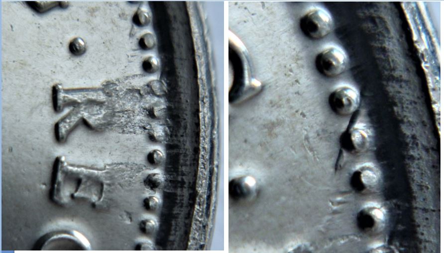 10 Cents 2019-Frappe a travers ou obturé sur RE de REgina-2.JPG