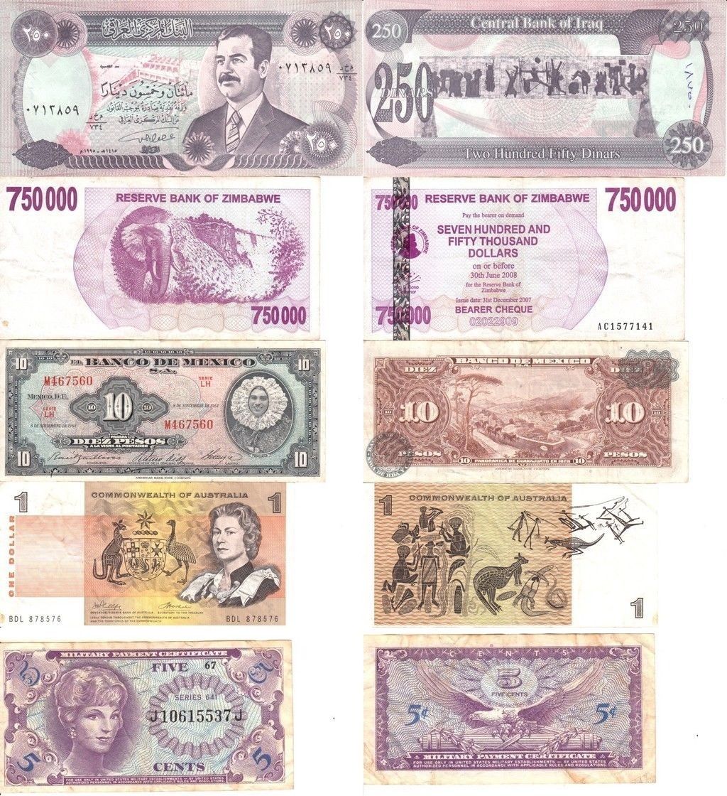 À Vendre - Lot de 5 billets.jpg