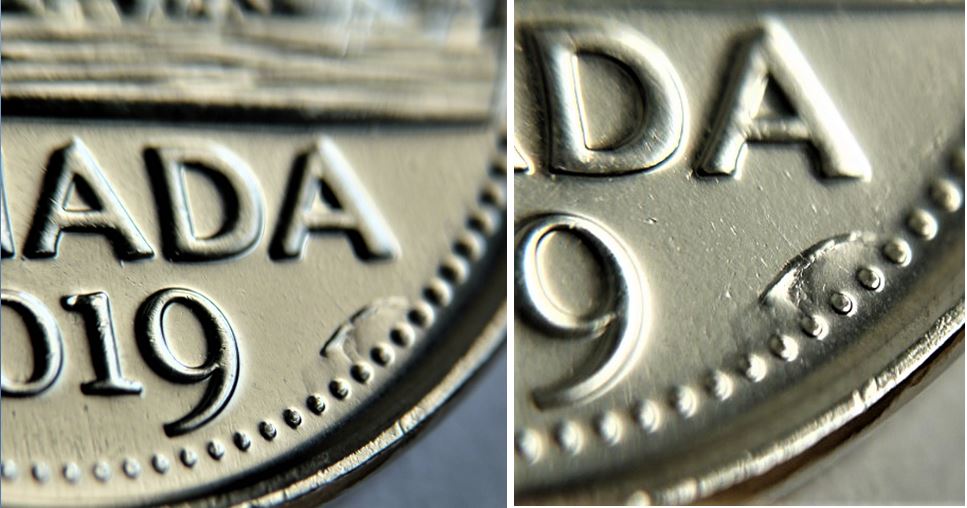 5 Cents 2019-Éclat du coin sous le dernier A de canadA-1.JPG