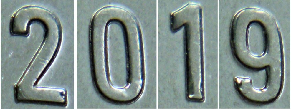 2 Dollar 2019-Double date-Coin détérioré-2.JPG