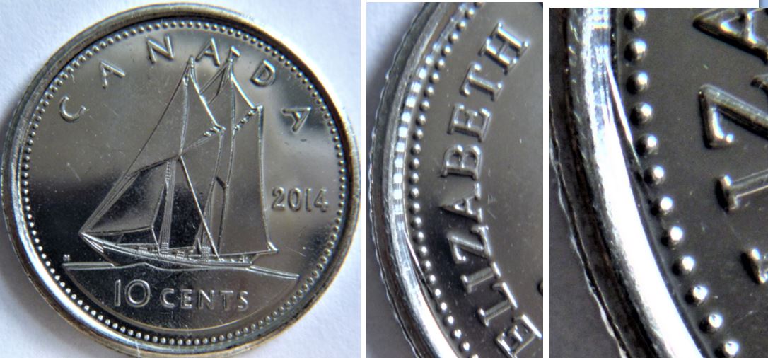 10 Cents 2014-Dommage du coin au dessus IZA.JPG