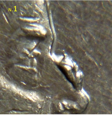 5 Cents 1998-Éclat du coin sur le nez-2.JPG