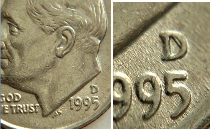 10 Cents USA1995 D -Dommage du coin dans le D de la signature.JPG