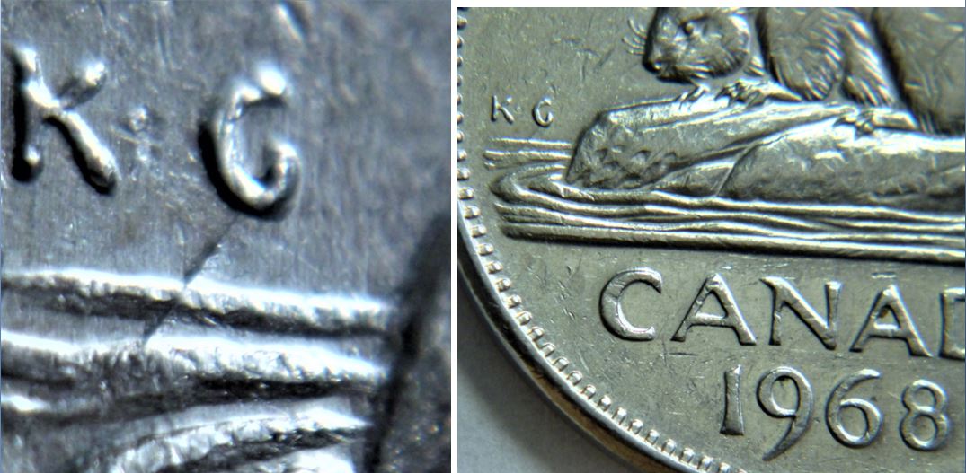5 Cents 1968-Coin fendillé sous G de k.G-1.JPG