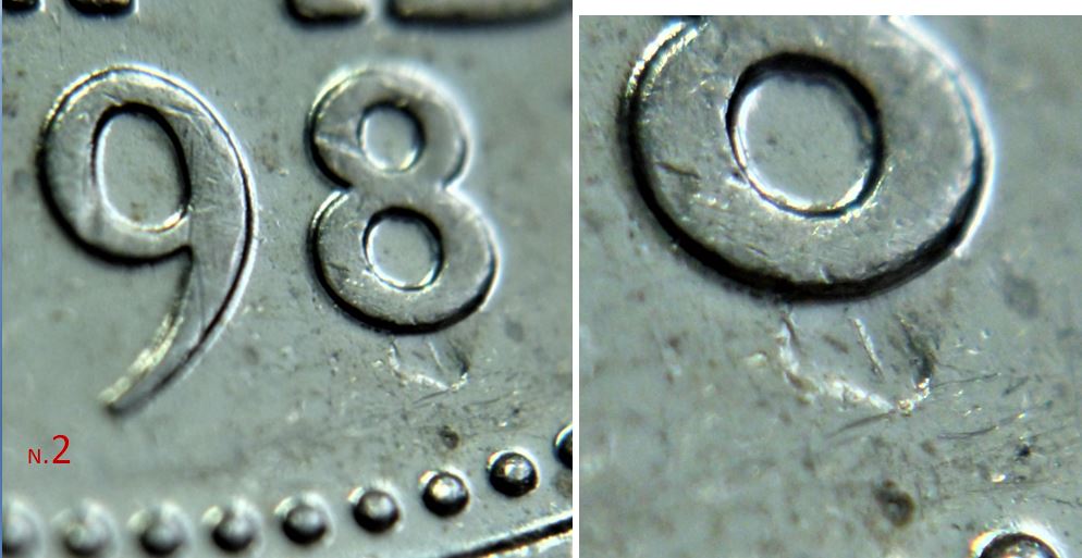 5 Cents 1998-Frape a travers ou coin obturé en dessous du 8-2.JPG