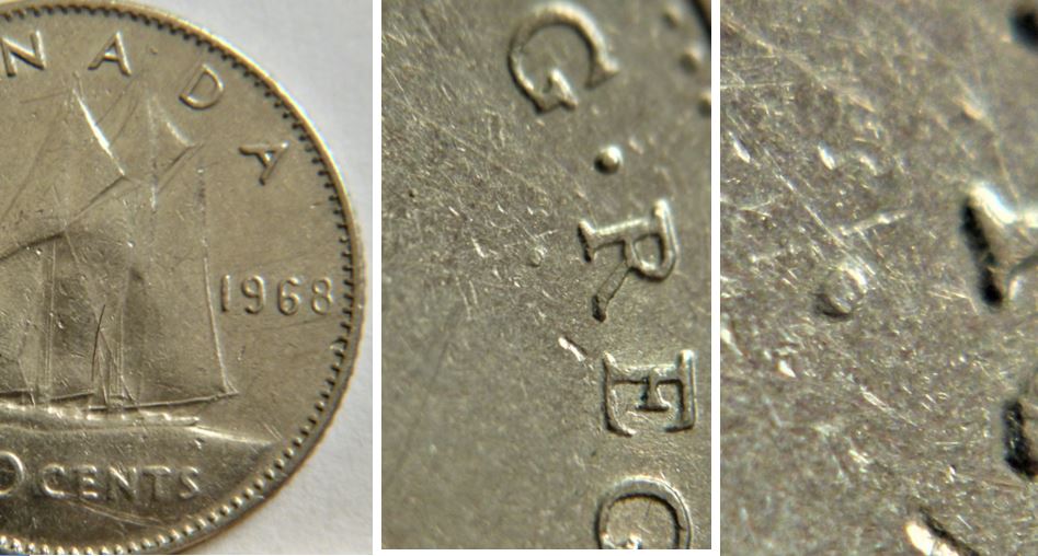 10 Cents 1968-Point sous R de Regina-2.JPG