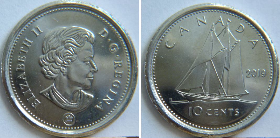 10 Cents 2019-Surplus de métal replié a l'intérieur coté revers-1.JPG