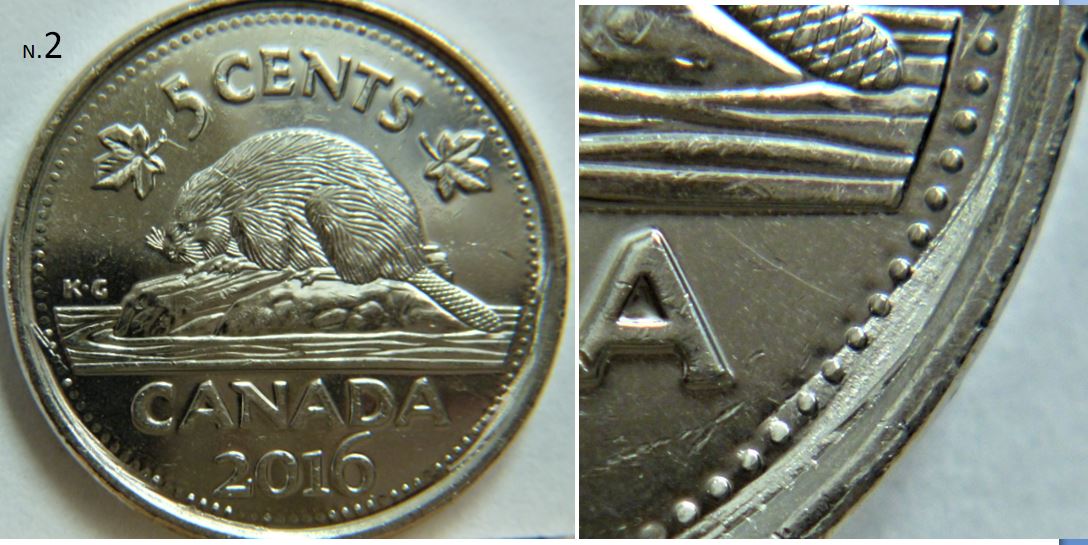 5 Cents 2016-Dommage du coin coté revers,1.JPG
