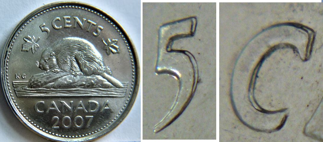 5 Cents 2007-Double feuille gauche et 5 C-1.JPG