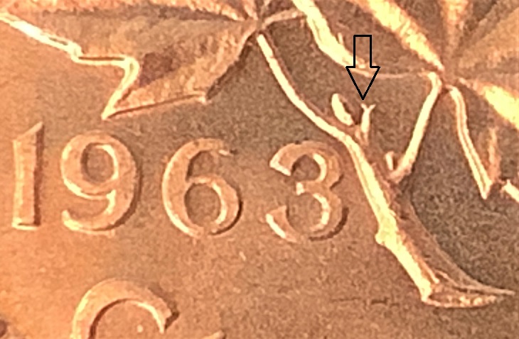 1 cent 1963 épine avec flèche.jpg
