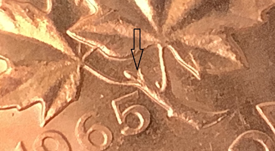 1 cent 1965 épine avec flèche.jpg