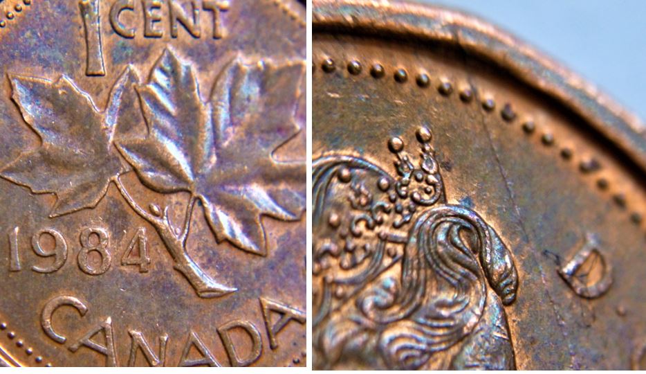 1 Cent 1984-Coin fendillé coté avers-1.JPG