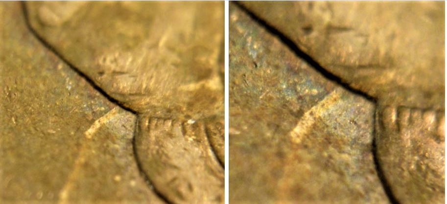 1 Dollar 2010-Coin fendillé Étrange sur tête de effigie-2.JPG