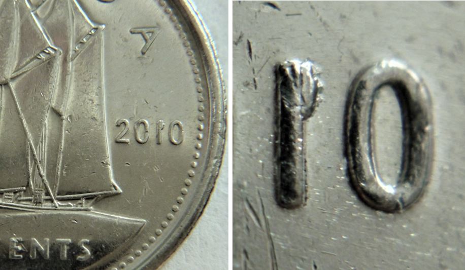 10 Cents 2010-Éclat coin sur le 1 de la date-2.JPG