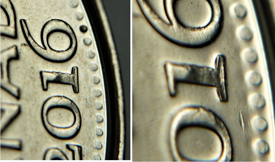 5 Cents 2016-Coin obturé sur le 1 de la date-1.JPG