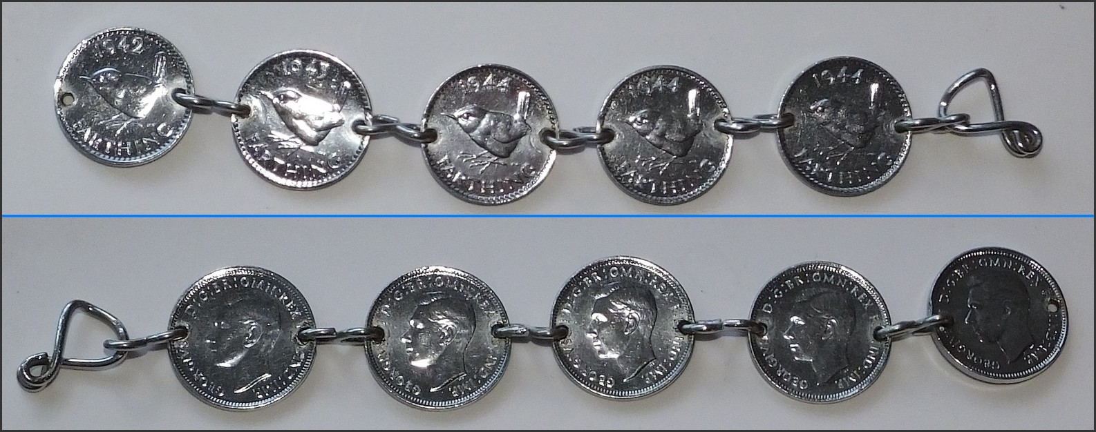 À Vendre - Bracelet 5 x Farthing 1942-1943-1944.jpg