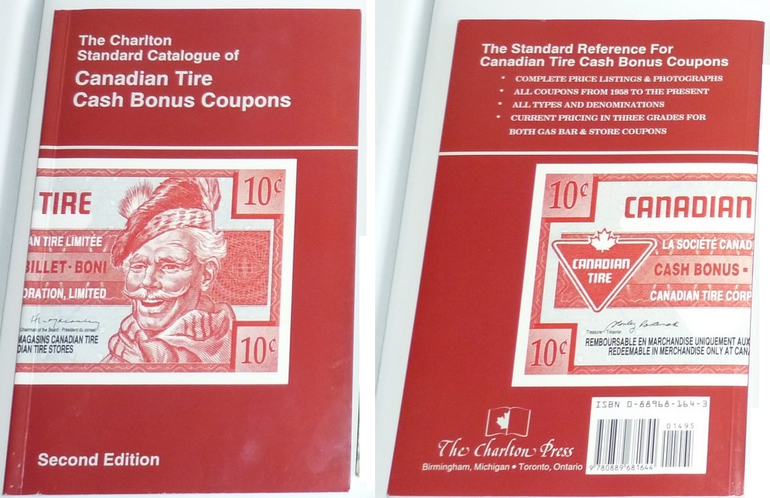 À Vendre - Charlton Canadian Tire Cash Bonus Coupons Second Edition.jpg