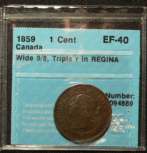 CCCS 1 cent 1859 W9sur8 triple r REGINA.jpg