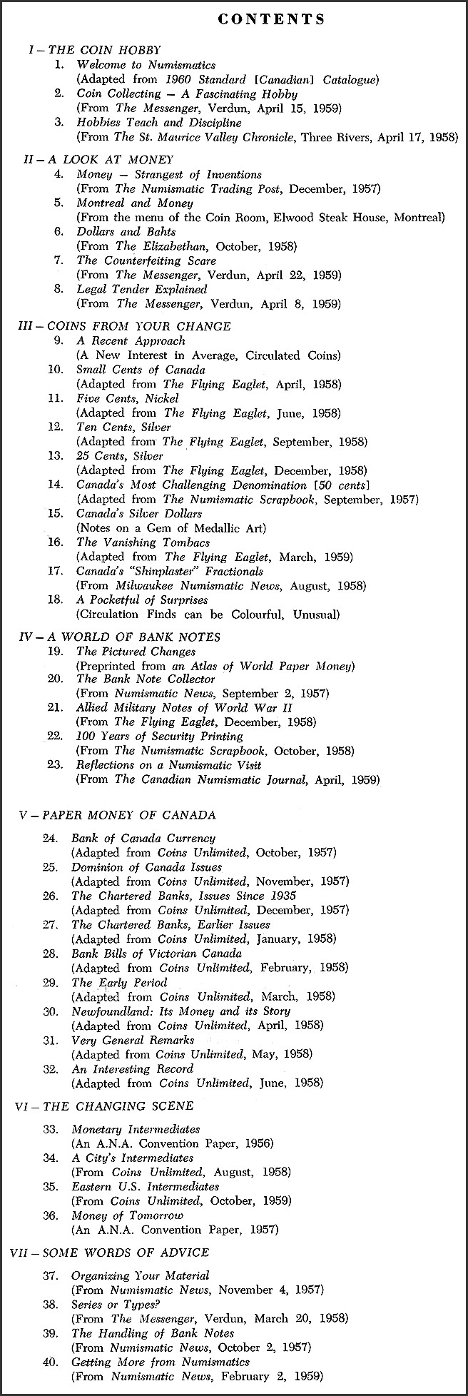 Numi - Canadian Numismatic Digest - Contents.jpg