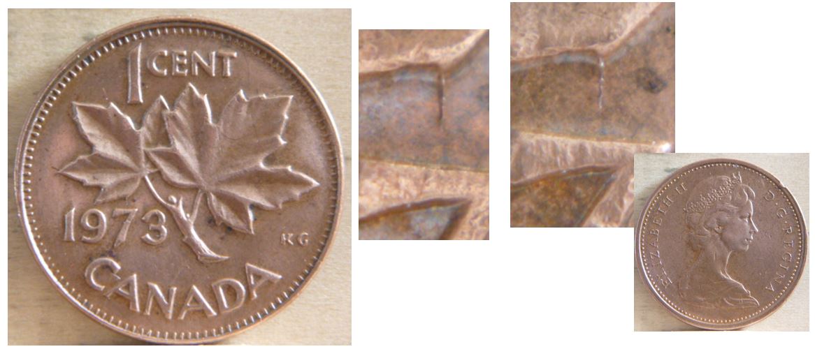 1 Cent -1973 - Défaut flan Revers-3.JPG