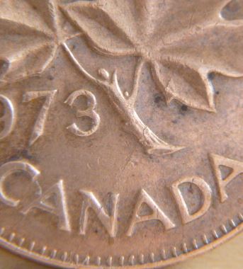 1 Cent -1973 - Défaut flan Revers-1.JPG