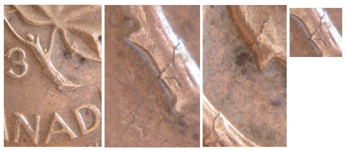 1 Cent -1973 - Défaut flan Revers-2.JPG