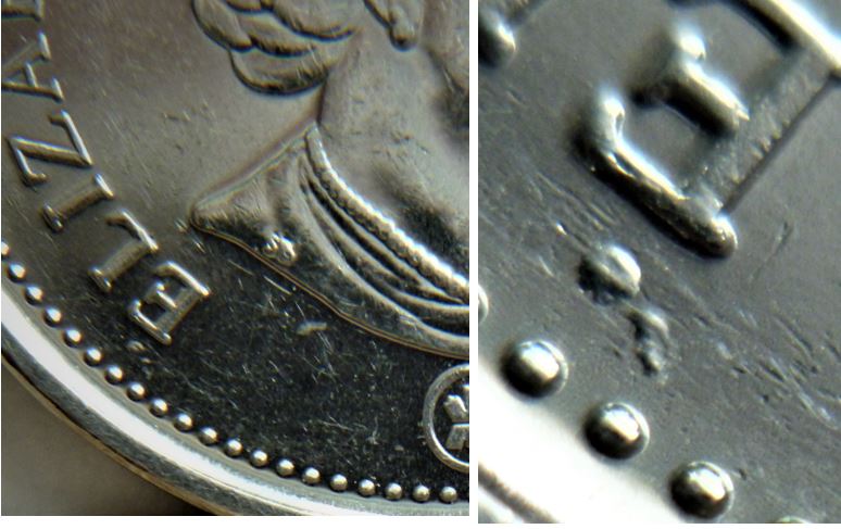 5 Cents 2009-Éclat coin au dessus du E de Elizabeth-2.JPG