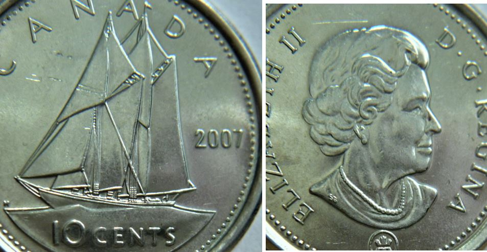10 Cents 2007-Éclat coin sur le front de effigie-1.JPG