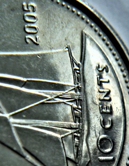 10 Cents 2005-Coin entrechoqué sur l'eau-1.JPG