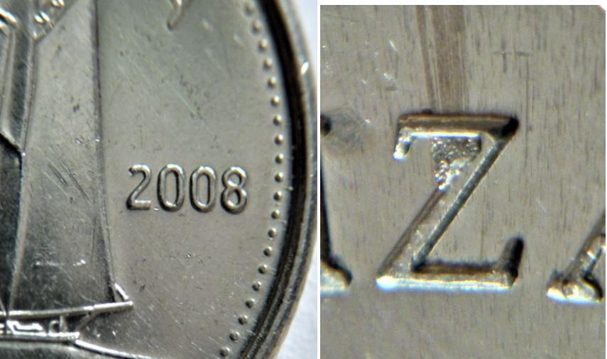 10 Cents 2008-Éclat coin dans le Z de eliZabeth-1.JPG