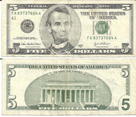 5 dollars Américain serie 2003 A copie.jpg