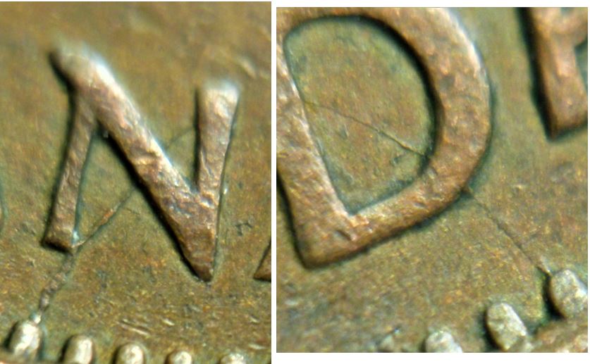 1 Cent 1962-Coin fendillé a travers le N et le D  caNaDa-2.JPG