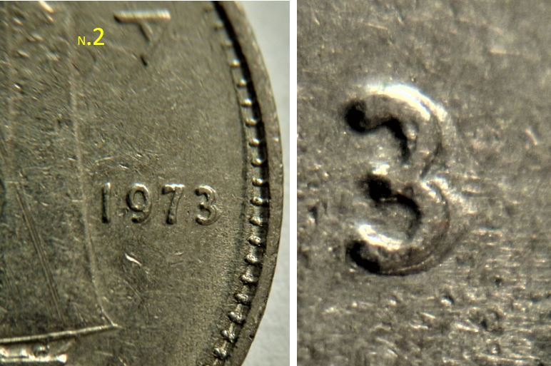 10 Cents 1973-Double 3 et accumulation sur les denticules-2.JPG