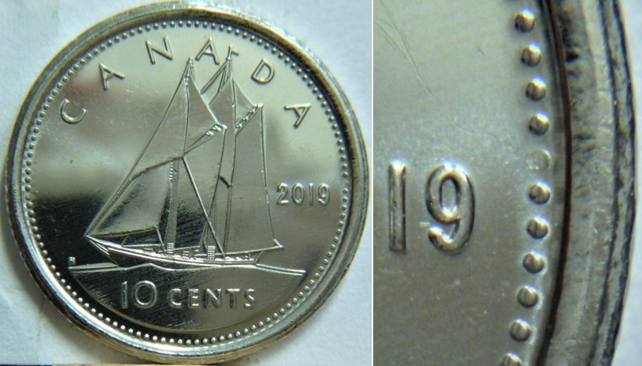 10 Cents 2019-Une seul perle manque revers-Près de la date-1.JPG