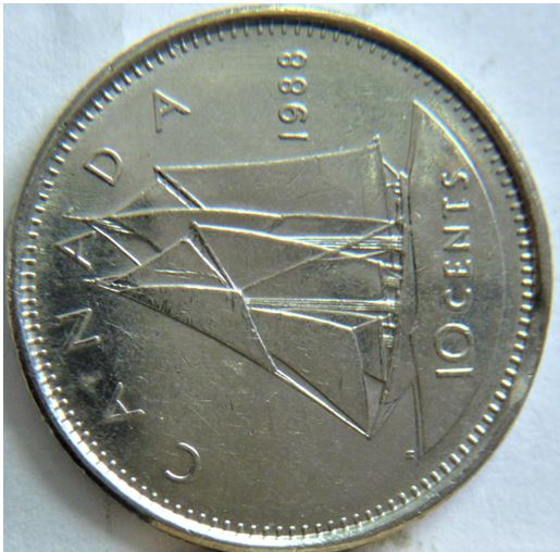 10 Cents 1988-Coin entrechoqué sous 0 CEN+Coupé-1.JPG