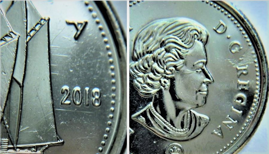 10 Cents 2018-Dommagerevers Frappe a travers près du R de Regina-1.JPG