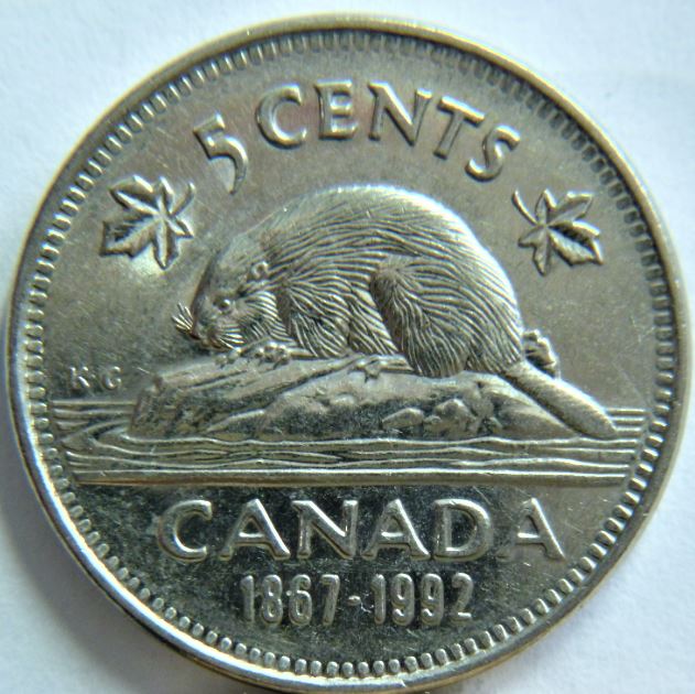 5 Cents 1992-Pas de perles coté avers-1.JPG