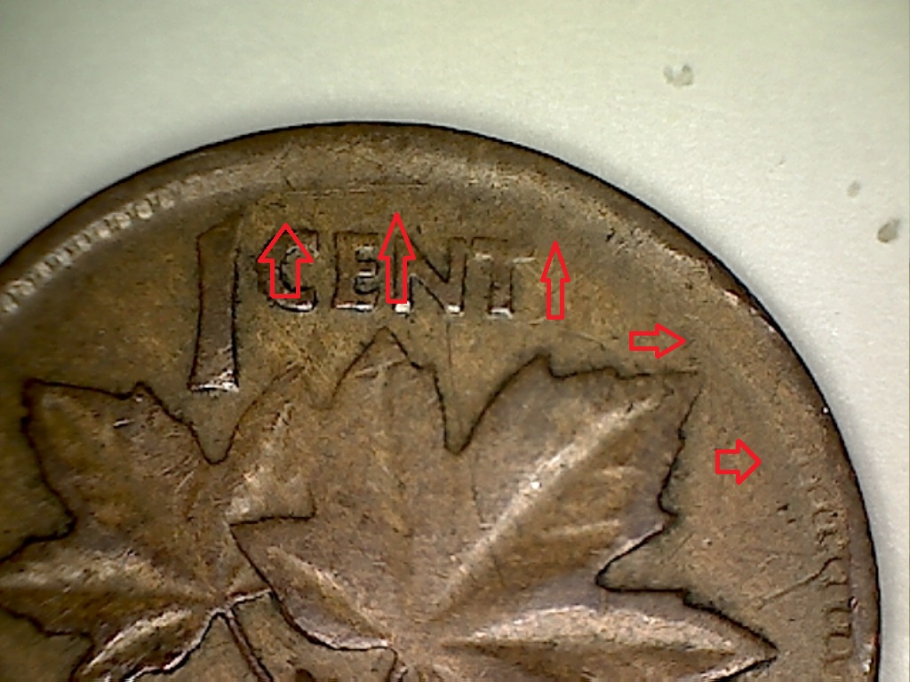 1943 Coin obtu. au revers, frapp. faible CAN. et sur VI JD547 1 de 3.jpg