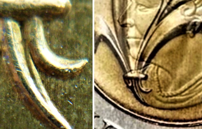 2 Dollar 2008 Québec-Dommage du coin à la bas du lis  ou entrechoqué-4.JPG